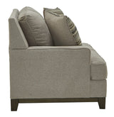 Signature Design by Ashley Kaywood Modern Loveseat with Accent Pillows, Gray Signature Design by Ashley