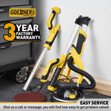 Drywall Sander, Electric Drywall Sander with Vacuum, 7 Variable Speed, 900-1800RPM, Labor-Saving Handle and Patented Fixture for Ceiling Sanding, LED Light, 14ft Dust Hose,26ft Power Cable,Storage Bag Kitvance