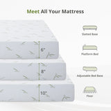 EGOHOME 8 Inch Twin Size Mattress, Cooling Green Tea Gel Memory Foam for Pressure Relief, Medium Firm Support, Fiberglass Free, Bed in a Box, CertiPUR-US Certified EGOHOME