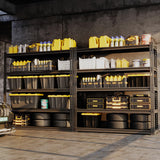 Lauxery Garage Shelving, 48" Wide 5-Tier 3000lbs, Boltless Assembly, Adjustable Large Garage Storage Shelves, 48" W x 24" D x 72" H Heavy Duty Storage Rack Lauxery