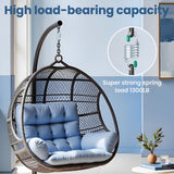 Heavy Duty Hammock Hanging Kit, 2 Pack 1300LBS Capacity M8 Spring Hammock Chair for Outdoor Indoor Activity of Porch Swings Hanging Chairs. Aheucndg