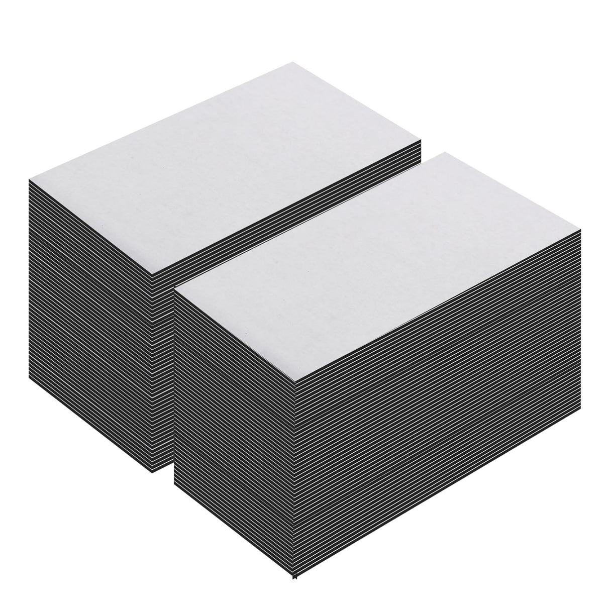 LLPT Self Adhesive Business Card Magnets 100 Packs Easy Peel Stick Promotion Small Magnetic Sheet for Business Marketing Card Teaching Schedule Photo Wall(BCM100) LLPT