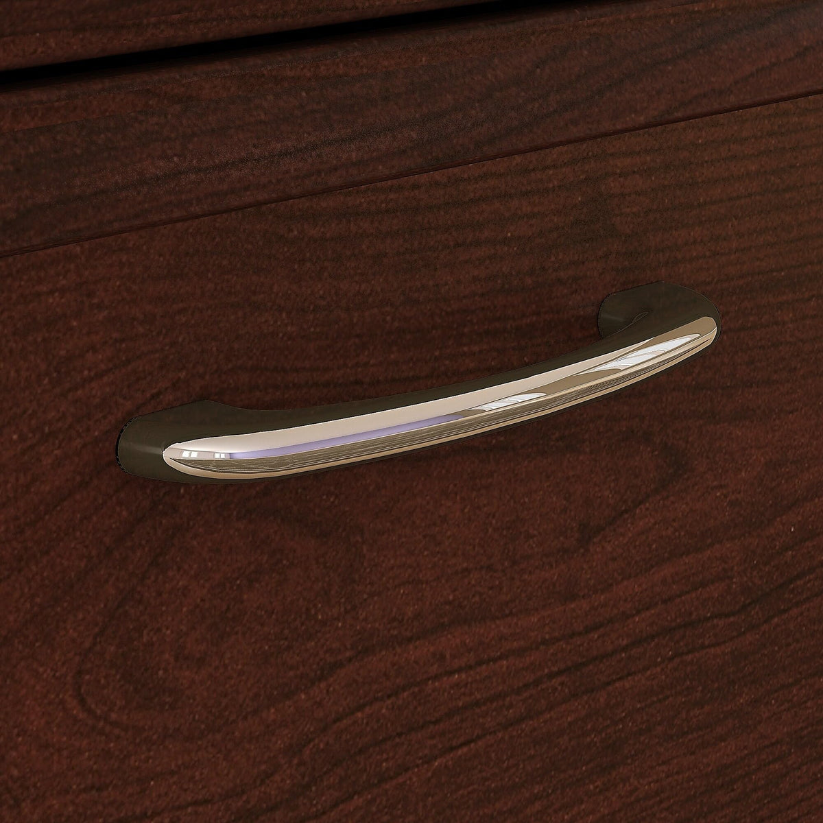 Bush Furniture Cabot Lateral File Cabinet in Harvest Cherry Bush Business Furniture