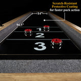 Barrington Billiards 9' Wentworth Shuffleboard Table with Scratch-Resistant Playfield and 8 Puck Set Barrington Billiards
