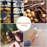 5 Piece Cleaning Dish Scrub Brush Kitchen Sink Bathroom Brushes, Household Pot Pan Dishwasher Edge Corners Grout Deep Cleaning Brush with Stiff Bristles (White and Black) Patelai