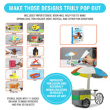 3D Pen Filament with Silicon Design Mat and Compatible Stencils Book with 11 Templates - 1.75mm PLA Plastic Refills - 110 Meter of Assorted Filament for 3D Drawing and Doodling 3Dmate