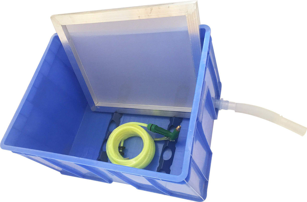 HayWHNKN 4 Color 1 Station Micro-Adjust Screen Printing Machine Kit Silk Screen Printing Press for T-Shirt with UV Exposure Unit Kit Washout Tank HayWHNKN