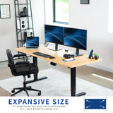 VIVO Universal 71 x 30 inch Solid One-Piece Table Top for Standard and Sit to Stand Height Adjustable Home and Office Desk Frames, Bamboo, DESK-TOP71O VIVO