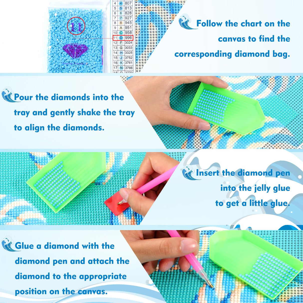 Smoky Mountains DIY 5D Diamond Painting by Number Kit, Spring Sunrise Smoky Mountains National Park Gatlinburg Crystal Rhinestone Paintings Cross Stitch Home Wall Decor 12x16 inch KAYEIUU