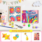 Titoclar Water Marbling Paint for Kids, Art Supplies for Kids,Arts and Crafts for Girls Boys Ages 8-12 6-8 3-5, Birthday Gifts Toys for Girls 3+ Years Old Titoclar