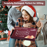 ICOHOT Stackable Wine Rack Countertop, Sturdy Wine Bottle Holder Freestanding for Cabinet, 2 Tier Small Tabletop Wine Holder Stand for Pantry Bar, Wire Wine Bottle Rack Metal Wine Storage Organizers ICOHOT