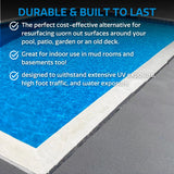 Big Floors DT40EVGN DuraGrid Outdoor Modular Interlocking Multi-Use Plastic Deck Tile, 40 Pack, Evergreen Big Floors