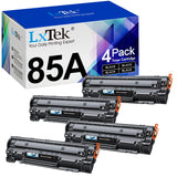 LxTek Compatible Toner Cartridge Replacement for HP 85A CE285A to Compatible with Laserjet Pro P1102W Pro P1109W M1212NF M1217NFW (Black, 4-Pack) LxTek