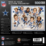 MasterPieces 500 Piece Sports Jigsaw Puzzle for Adults - NFL Dallas Cowboys All-Time Greats - 15x21 Masterpieces