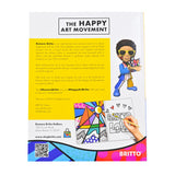 Britto Coloring Book for Adults & Teens – Cute Animal Characters, Easy Large-Print Pages, Stress-Relief & Mindful Relaxation Art Therapy Britto