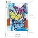 Sunovate Butterfly Diamond Art Kits for Adults Beginners, Relaxing DIY Gem Art and Crafts for Adults Home Wall Decor Gift, 5D Special Shaped Partial Drill Glow in The Dark Diamond Painting Sunovate