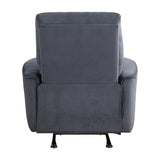 Lexicon Power Recliner Chair Living Room Velvet Reclining Sofa Chair, Home Theater Seating, Power Rocker Recliner Sofa Chair for Living Room/Office/Apartment, Dark Grey Lexicon