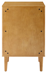 Crosley Furniture Everett Record Player Stand with Storage for Vinyl Records, Acorn Crosley Furniture