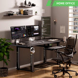 Klobel X-Win Electric Height Adjustable Standing Desk, 71" x 31.5" Inch 4-Leg Ergonomic Sit to Stand Desk, Powerful Dual Motor Work Desk with Locking Klobel