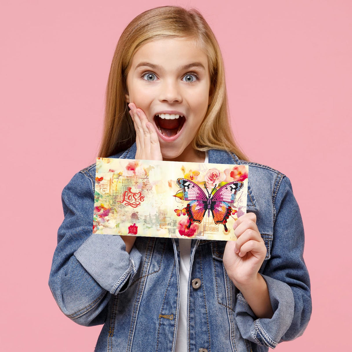 pigpigboss 12 Packs Flower Butterfly Diamond Painting Greeting Card Kit Bird Diamond Art Greeting Cards Special Shaped Diamond Painting Greeting Card Arts Crafts for Birthday Blessing and Wishes pigpigboss