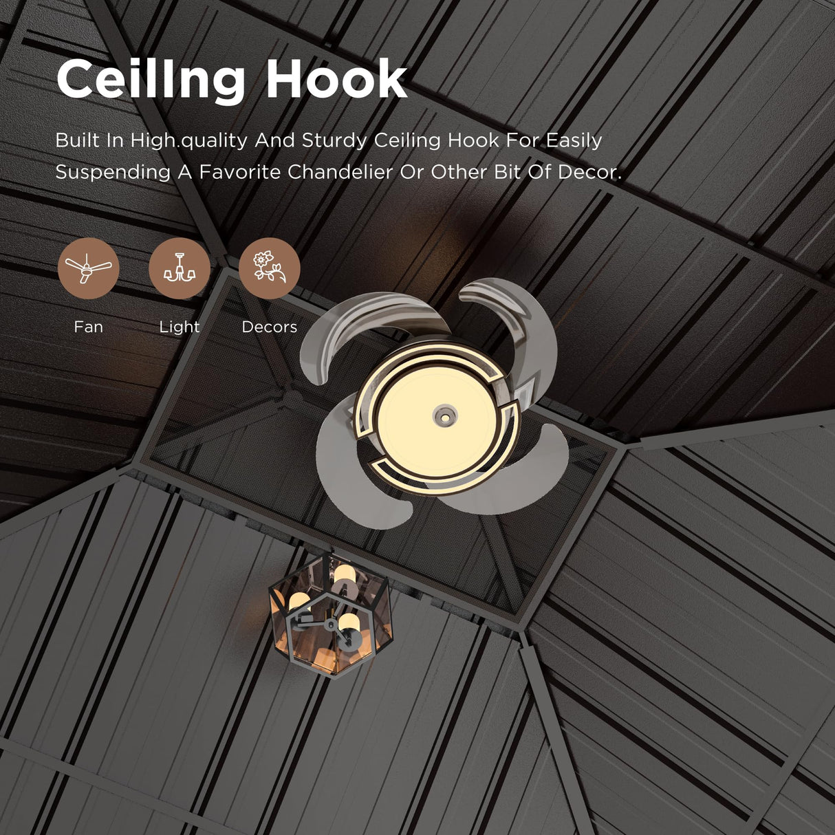 GREEN PARTY 12 X 18ft Hardtop Gazebo with Nettings and Curtains, Heavy Duty Double Roof Galvanized Steel, Outdoor Aluminum Gazebos Pergolas for Patios, Backyard, Deck, Garden, Lawns GREEN PARTY