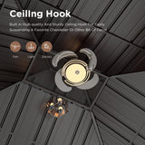 GREEN PARTY 12 X 18ft Hardtop Gazebo with Nettings and Curtains, Heavy Duty Double Roof Galvanized Steel, Outdoor Aluminum Gazebos Pergolas for Patios, Backyard, Deck, Garden, Lawns GREEN PARTY