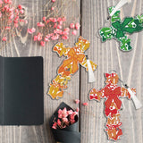 Cross Diamond Art Painting Bookmarks - 6 PCS Colorful Bow Design Bookmarks Kit with Tassel DIY Coquettte Gem Art Craft Christmas New Year Religions Birthday Gift for Reading Lovers INCOK