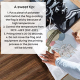 Blank Garden Flags 3-layer Fabric Double Sided Sublimation Lawn Yard Banner for Heat Transfer Vinyl 12X18 In 40 Pack White WANZELONYO