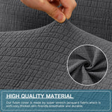 H.VERSAILTEX 100% Waterproof Stretch Recliner Cover 1 Piece Electric Power Lift Recliner Chair Slipcovers Furniture Protector Couch Soft with Elastic Bottom, Medium,Grey H.VERSAILTEX