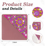 Morledoa 6 Pcs Diamond Painting Bookmarks, Mandala Diamond Art Kits for Adults, DIY Triangle Making Corner Bookmark Kits Morledoa