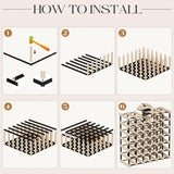 Wooden Wine Rack Countertop- Stylish Wine Racks for Cabinets, Perfect for Organizing and Displaying Your Wine Collection, Durable & Space-Saving Wine Storage Solution(42 Bottles) Urban Deco