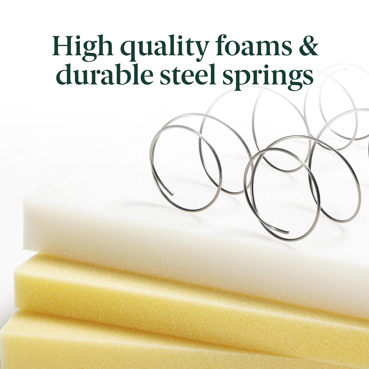 ZINUS 10 Inch Spring Sensation Hybrid Mattress [New Version], Queen, Fiberglass Free, Medium Firmness, Durable Support, Certified Safe Foams & Fabric, Mattress in A Box ZINUS