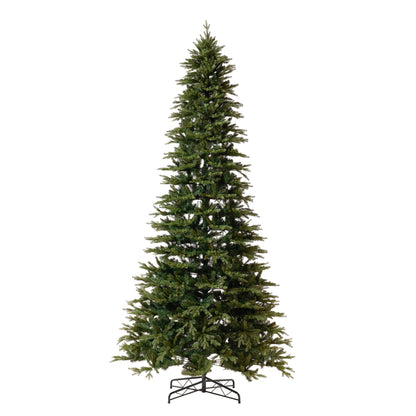 12ft. Belgium Fir Natural-Look Artificial Christmas Tree with 1500 Clear LED Lights and 4962 Bendable Branches