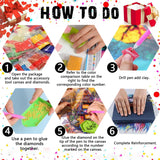 Rainbow Storm Diamond Painting Kits for Adults, 5D Diamond Art Painting by Numbers Kits, DIY Rainbow Storm Diamond Art Kits, Full Round Drill Diamond Paintings for Adults for Home Wall Decor, 12x16in GUMITOON