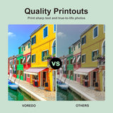 245XL 246XL Combo Pack Compatible for Canon Ink Cartridges 245 and 246 246XL 245XL Ink Cartridges for Canon Printers Pixma TR4520 TS202 TS302 TS3320 MG2522 MG2525 MX490 MX492 IP2820, 1 Black, 1 Color VOREDO