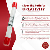 3D Fuel 3D Clean Printer Nozzle Cleaning Filament, Made in USA | 50 Sticks 1.75mm +/- 0.03mm 3D-FUEL FUELING YOUR CREATIVITY