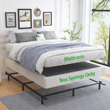 ALDRICH 7 Inch Heavy Duty Metal Box Spring Mattress Foundation 3000lbs Max Weight Capacity/Non-Slip/No Noise/Easy Assembly/Easy Clean Cover,King ALDRICH