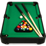 Mini Pool Table for Kids and Adults – 20-Inch Small Pool Table, Mini Billiards Table for Family Game Nights - Simple Assembly Required Queensell
