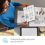 HP Color LaserJet Pro M182nw Wireless All-in-One Laser Printer, Remote Mobile Print, Scan & Copy, Works with Alexa (7KW55A), White HP