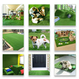 Petgrow PET Grow Artificial Grass Rug 6.5 FT x10 FT(65 Square FT), Realistic Indoor Outdoor Garden Lawn Landscape Patio Synthetic Turf Mat- Thick Fake Faux Grass Petgrow