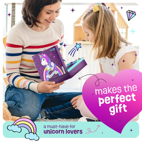 Pretty Me Unicorn Stationery Set for Kids - Birthday Gifts for Girls Ages 6, 7, 8, 9, 10 to 12 Year Old Age - Stationary Letter Writing Art Kit - Best Girl Birthday Gift - Preteen Craft Toys, Presents Pretty Me