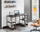 AODK 40 Inch Small Computer Desk with Power Outlets & USB Charging Port, Modern Simple Style Desk for Small Spaces Home Office, Study Student Writing Desk, Kids Desk, Black AODK