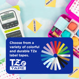 Brother P-Touch, PTH110, Easy Portable Monochrome Label Maker, Lightweight, Qwerty Keyboard, One-Touch Keys, White Brother