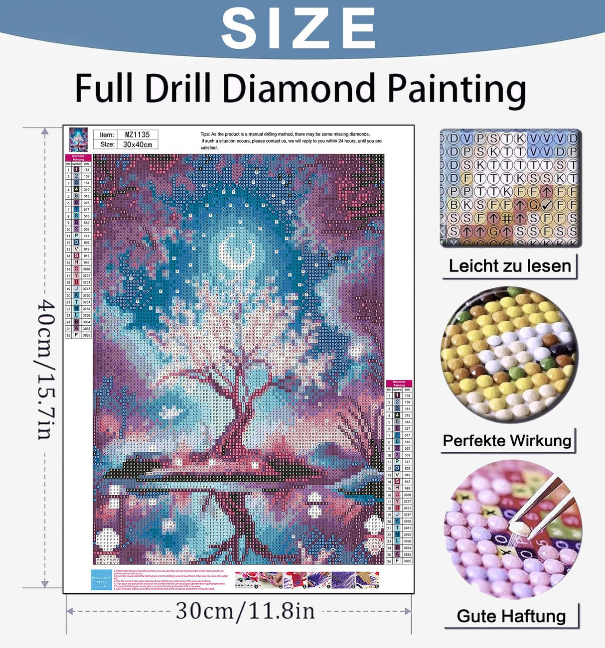 Benjenes Diamond Art Kits for Adults, Moonlight Diamond Painting Kits for Adults, 5D DIY Round Drill Gem Art Paint with Diamonds Dots Crafts Kits for Home Decor Gift 14x14inch Benjenes