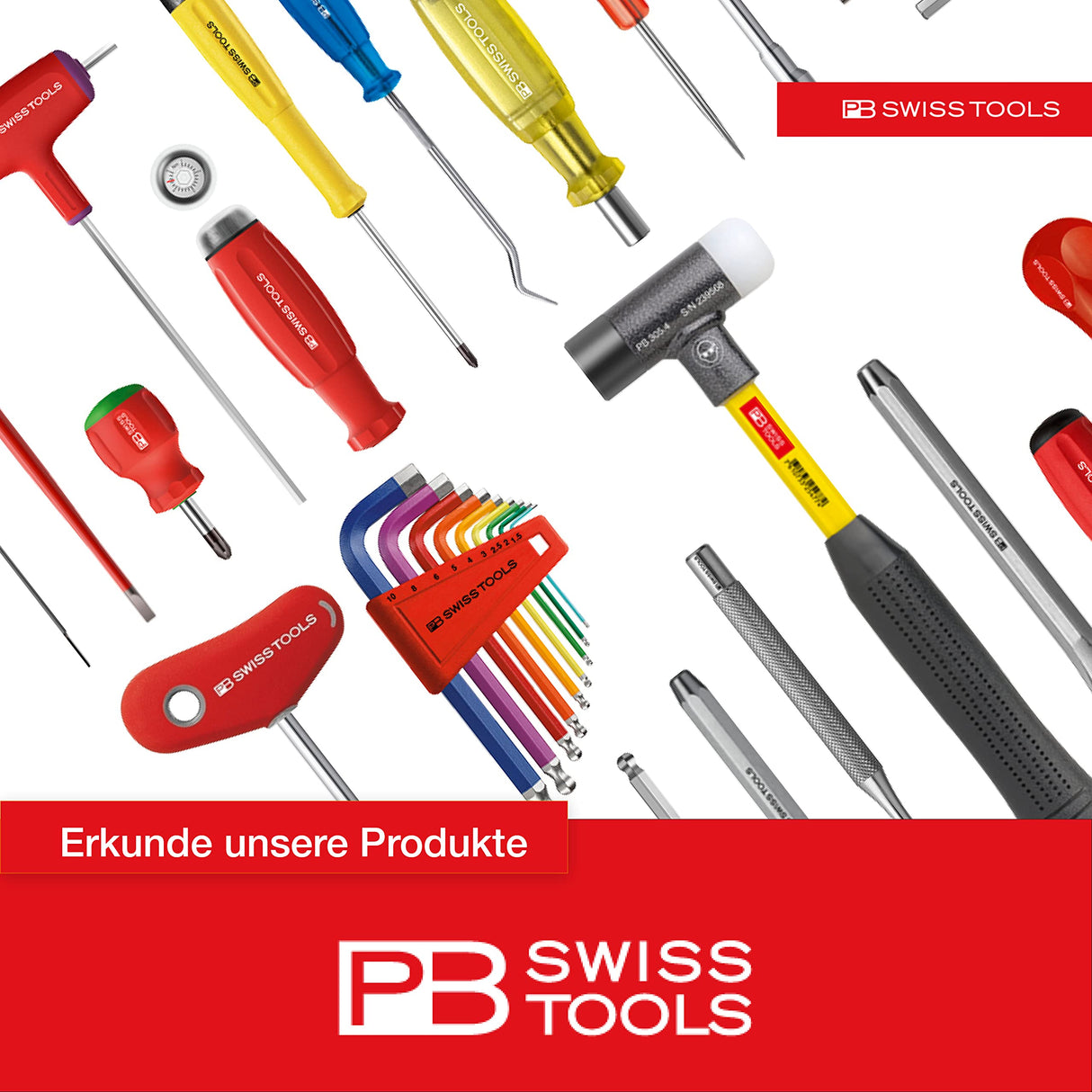 PB Swiss Tools Twister - ratcheting screwdriver for 1/4" PrecisionBits with 100mm blade PB SWISS TOOLS