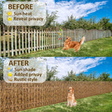 Generic Bamboo Fence Rolls 1 feet to 6 feet high,Bamboo Screen Fencing,Bamboo Fencing Privacy Bamboo Screening for Outdoor,Patio WoodArtSupply