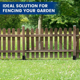 TIyneayle 6 Pack 4x4 Fence Post Anchor Ground Spike Mailbox Fence Post Spikes Stakes TIyneayle