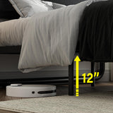 Catrimown Full Size Metal LED Bed Frame with Headboard - Heavy Duty Platform Design, Noise-Free & Easy Assembly Catrimown