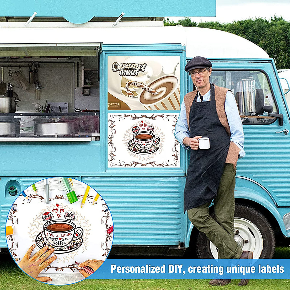 Car Magnetic Sheet, Large Blank White Magnet Sign Roll for Vehicle Doors, 11.5" x 17.5", 30 Mil Thick - Ideal for Custom Personalization Décor, Temporary Ads, Instructional & Warning Signs (1) AOOCY