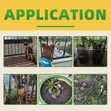 Heavy Duty 15.7IN x 41FT Black Plastic Mesh Fencing Roll for Chicken Dogs Rabbit Snake Poultry Barrier Gardening, Thicker Wire Mesh Netting Fence for Balcony Garden Pet Enclosure Plant Landscape DIY HWIUS